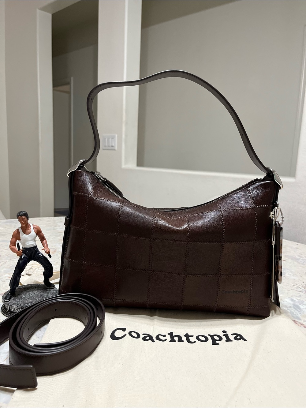 Sold ❌COACH Alter/Ego Slouchy Shoulder Bag, MAPLE NWT